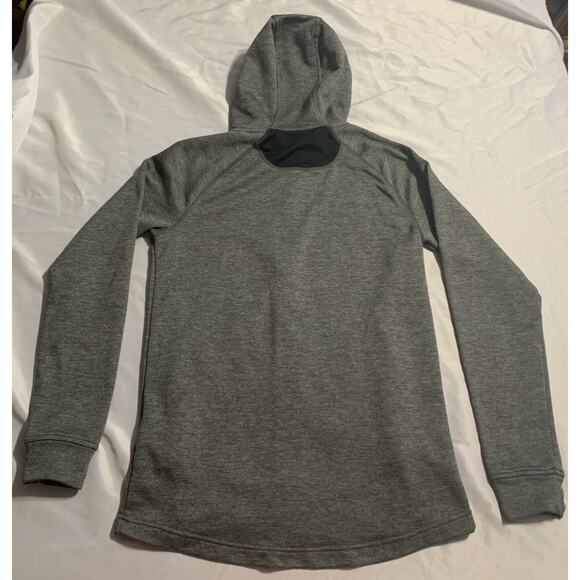 Under‎ Armour Full Zip Fleece Hoodie Cold Gear Fitted Grey Mens Small - Picture 3 of 3